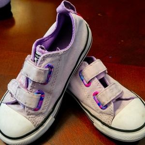 Kids lilac Converse